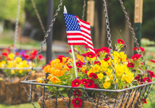 Honoring Our Veterans: Leaving Flowers and Other Items at the Veterans Memorial in Northern Las Vegas, NV